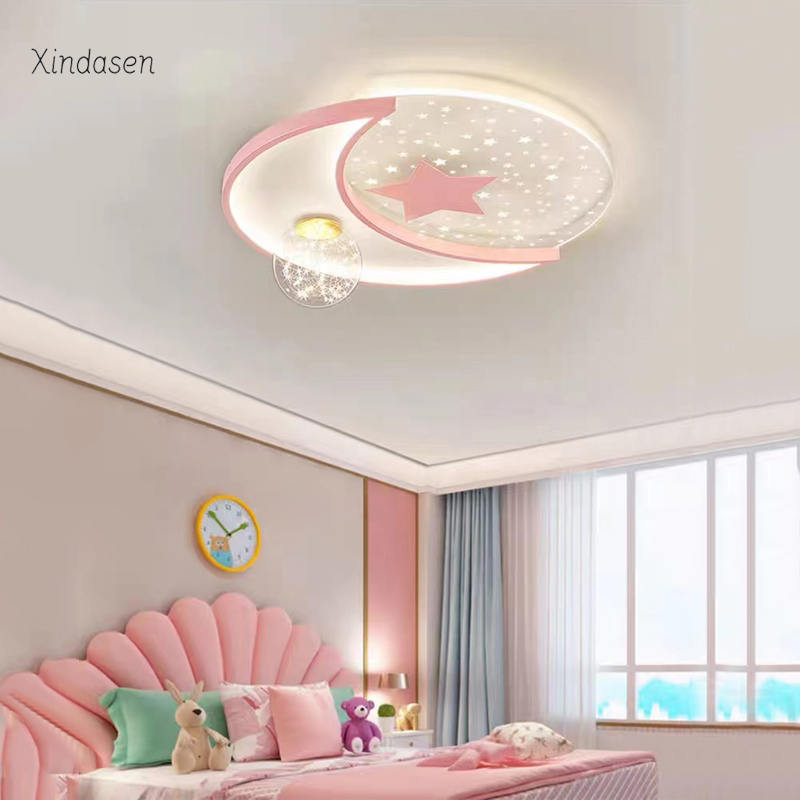 Creative Moon Star Ceiling Lam - đánh giá và giá Baby Nursery Ceiling Light