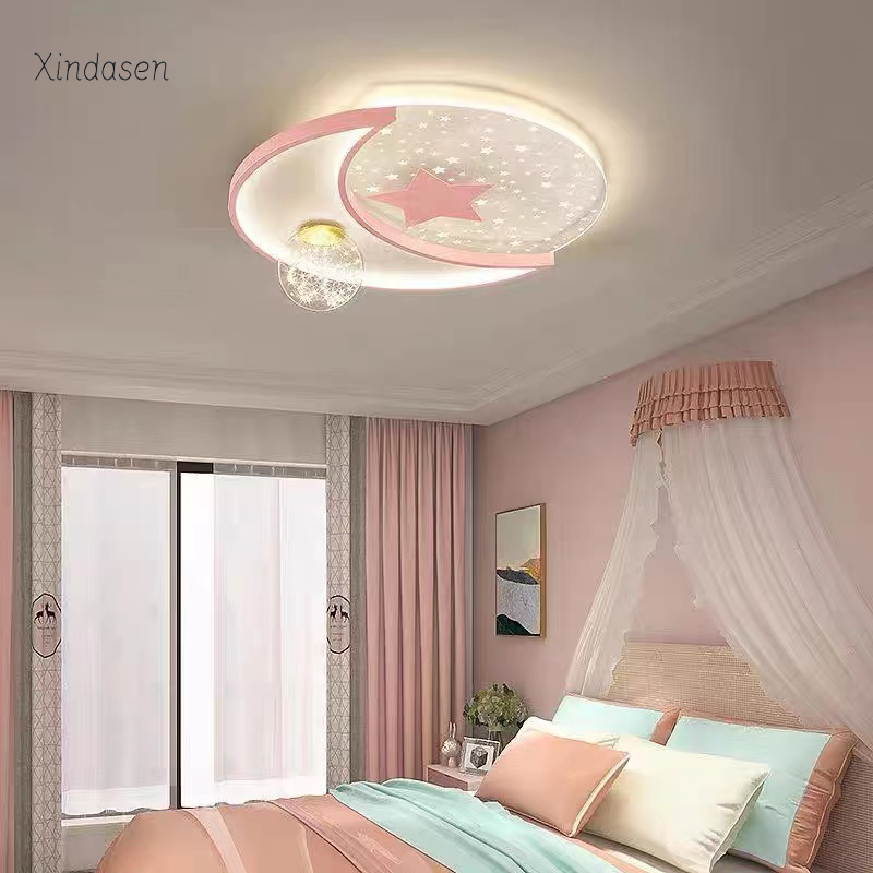 Creative Moon Star Ceiling Lam - đánh giá và giá Baby Nursery Ceiling Light