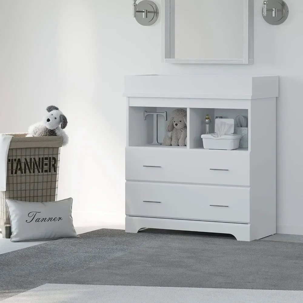 2 Drawer Changing Table Dresse - đánh giá và giá Changing Table Topper