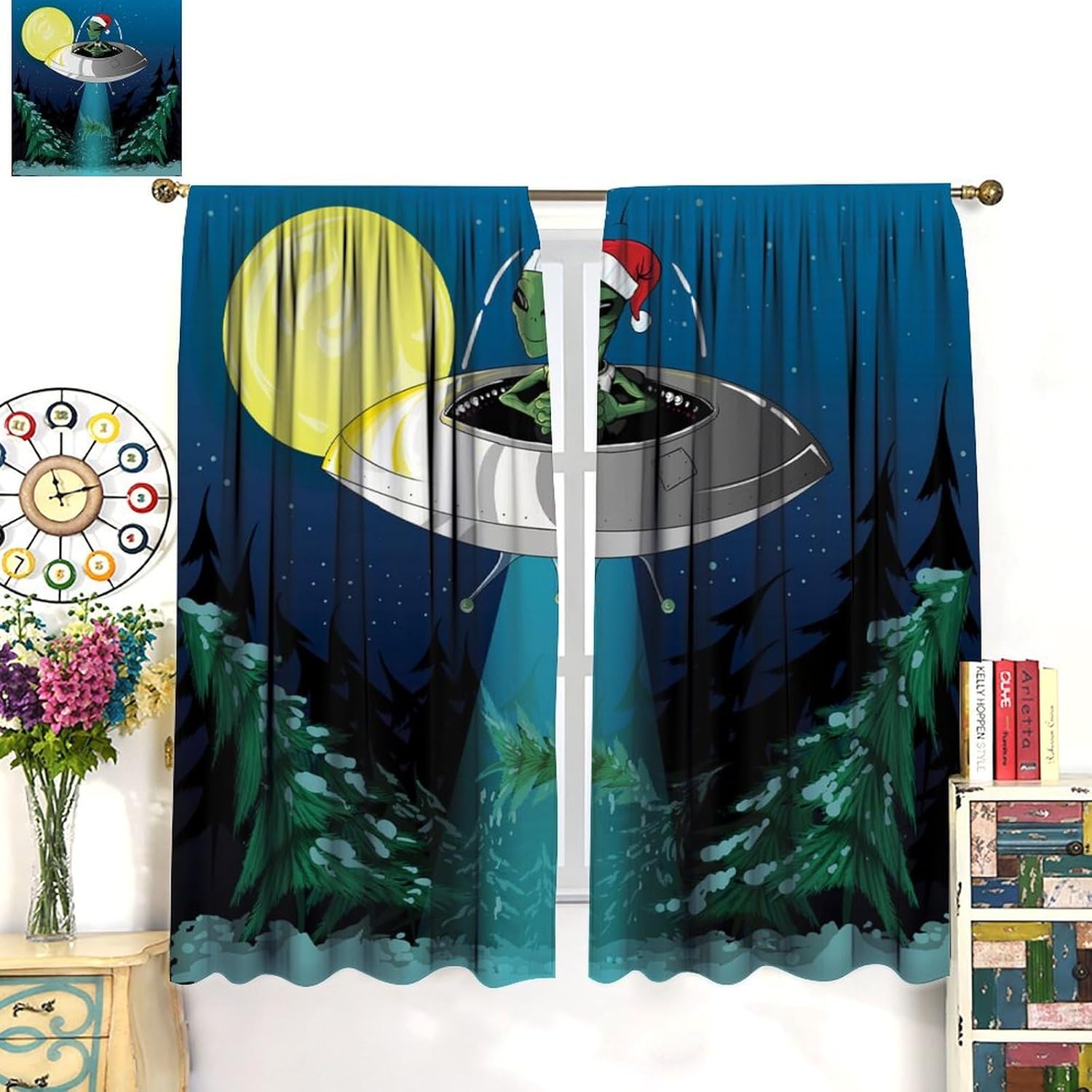 Outer Space Blackout Window Cu - đánh giá và giá Baby Nursery Blackout Curtains