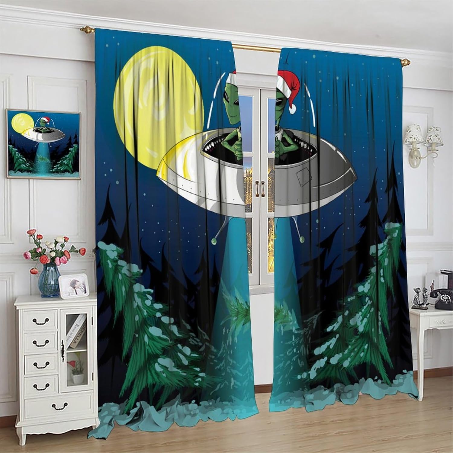 Outer Space Blackout Window Cu - đánh giá và giá Baby Nursery Blackout Curtains