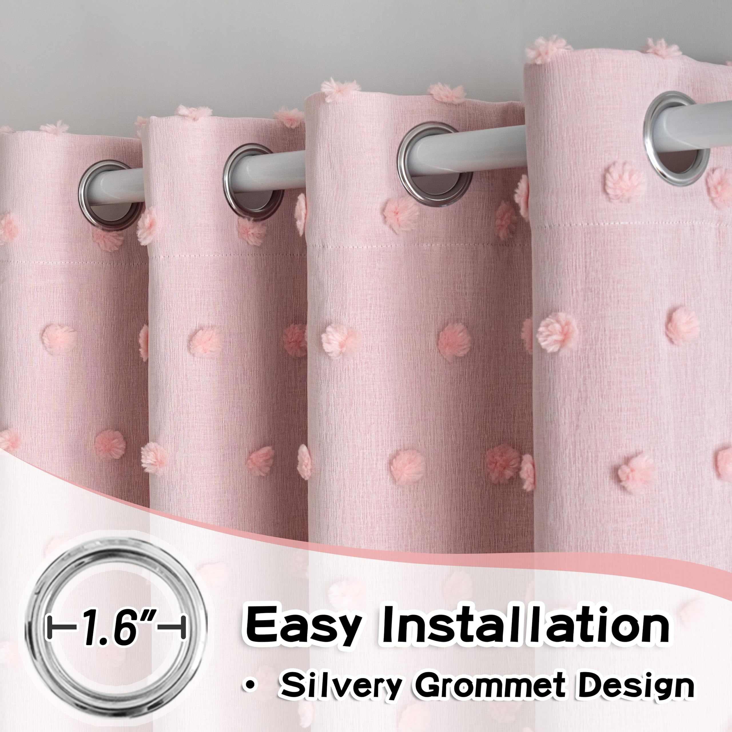 1PC Curtain for Girl's Room, P - đánh giá và giá Baby Nursery Blackout Curtains
