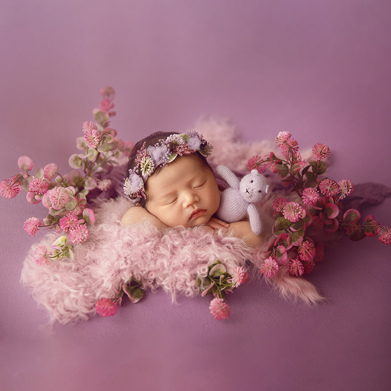 Purple Tones Newborn Photograp - đánh giá và giá Baby Wrap Stretchy