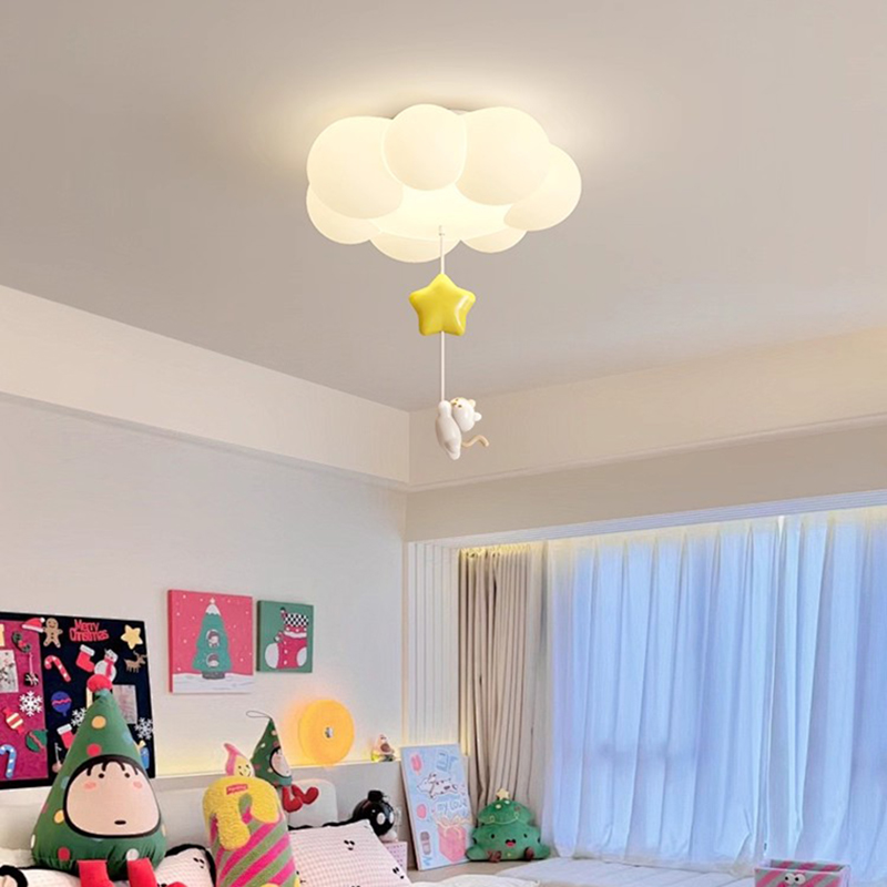 Modern Children's Room Cloud C - đánh giá và giá Baby Nursery Ceiling Light