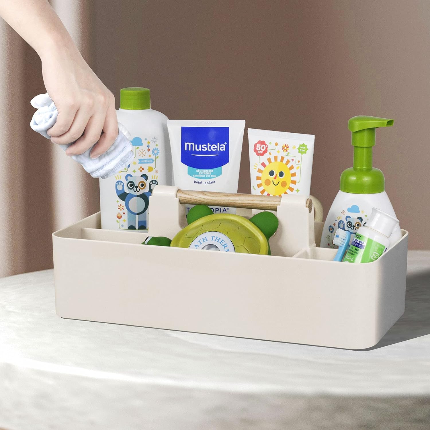 Portable Baby Shower Caddy wit - đánh giá và giá Baby Nursery Handles