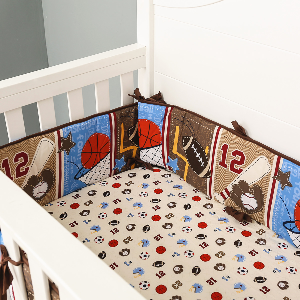 7Pcs Baby Bedding Set Boy Neut - đánh giá và giá Baby Boy Nursery Quilt