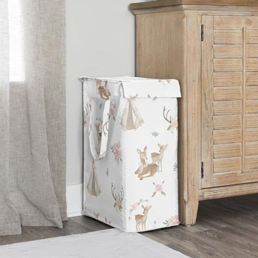 Woodland Girl Laundry Hamper F - đánh giá và giá Baby Nursery Handles