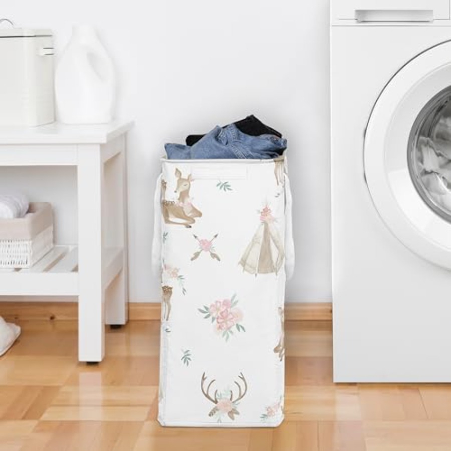 Woodland Girl Laundry Hamper F - đánh giá và giá Baby Nursery Handles