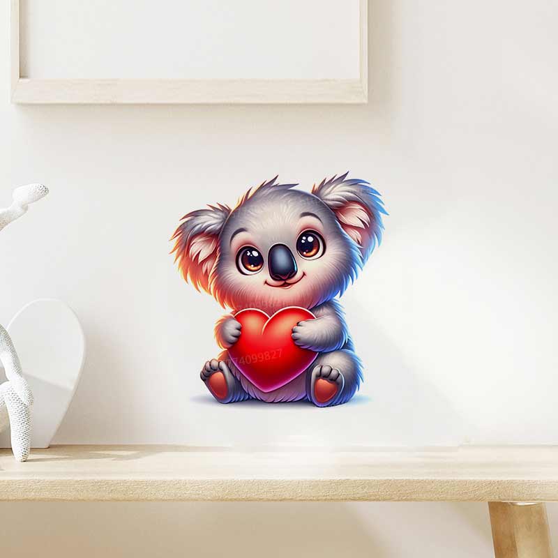 Cute Koala Wall Sticker Baby K - đánh giá và giá Baby Nursery Mural Wallpaper