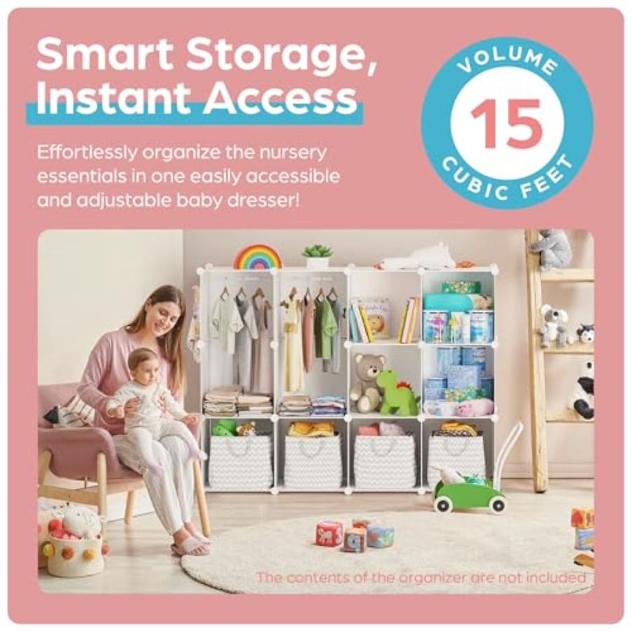 Baby Closet Organizer for Nurs - đánh giá và giá Baby Nursery Closet
